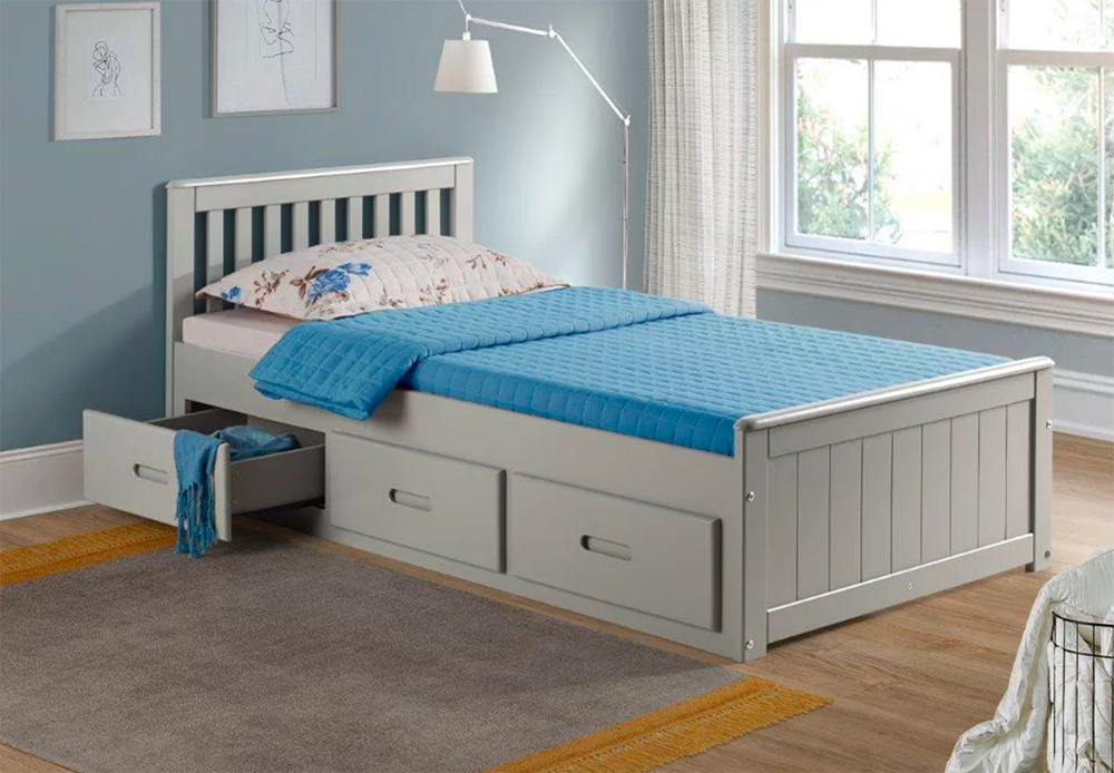 Single Mission Bed Bristol Beds, Wooden Beds With Drawers Underneath Uk