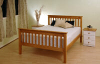 Somerset Waxed Pine Bed