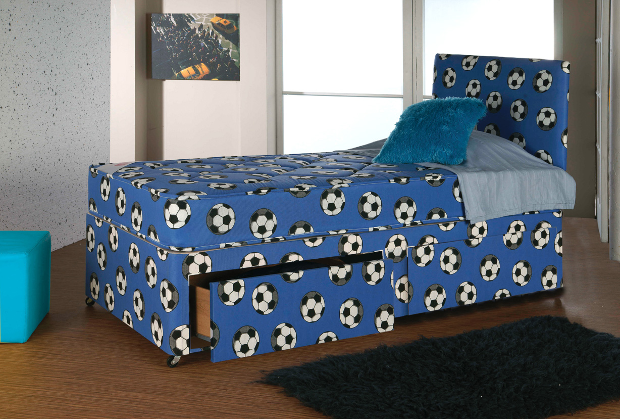 Kids Soccer Divan Bristol Beds, Soccer Bunk Beds