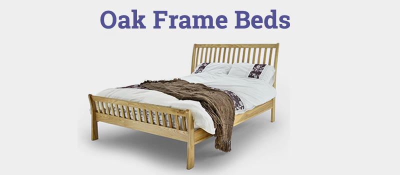 Solid oak frame beds